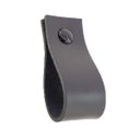 Ver imagem 1 de 02 Puxadores Doko Parafuso - Couro Legítimo Preto:Preto