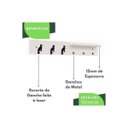 Ver imagem 5 de Porta Chaves de Parede Organizador Porta Chaveiro B.b.c.p Fs