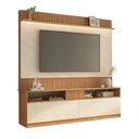 Ver imagem 3 de Rack com Painel para TV até 70 Polegadas Ripado LED 172CMX182CM Rio Branco Marrom Manchester
