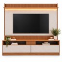 Ver mais imagens de Rack com Painel para TV até 70 Polegadas Ripado LED 172CMX182CM Rio LED Marrom Manchester