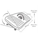 Ver imagem 4 de Apoio Ergonômico para os Pés com Regulagem de Altura e Inclinação