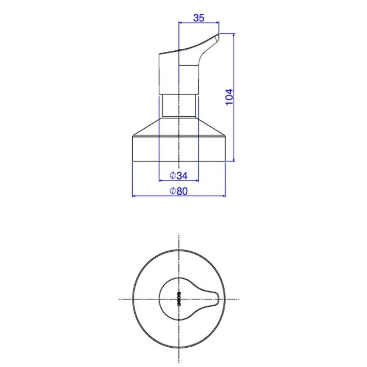 Acabamento Registro Gaveta 1.1/4"e 1.1/2" Gama Cromado Deca - 3