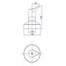 Acabamento Registro Gaveta 1.1/4"e 1.1/2" Gama Cromado Deca - 3