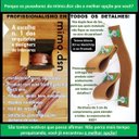 Ver imagem 2 de 03 Puxadores Dofi Parafuso - Couro Legítimo Branco:Preto