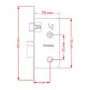 Ver imagem 2 de Fechadura para Banheiro Pado Ascot Cromado 55mm