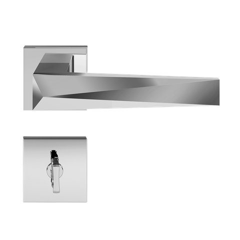 Fechadura para Banheiro Pado Ascot Cromado 55mm