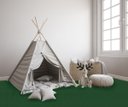 Ver imagem 2 de Carpete para Forração Quarto Infantil Forro Festa Venda M² Verde Grama