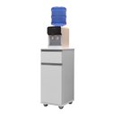 Ver imagem 1 de Suporte de Bebedouro Alaska Multiuso Com 1 Porta e 1 Gaveta -  BRANCO