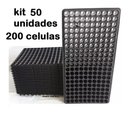 Ver imagem 1 de Kit 50 Bandeja Sementeira Para Produção De Mudas 200 Células