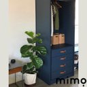 Ver imagem 4 de 02 Puxadores Full Parafuso - Couro Legítimo Vermelho:Preto