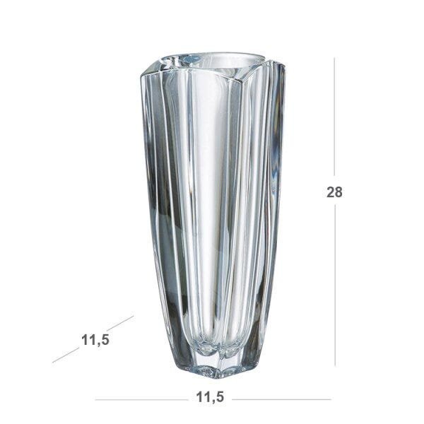 Vaso Decorativo de Cristal Ecológico 28cmx11,5cm Dayhome - 3