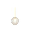 Ver imagem 1 de Pendente Dourado com Globo Transparente 20cm 1G4 PARIS LUZ