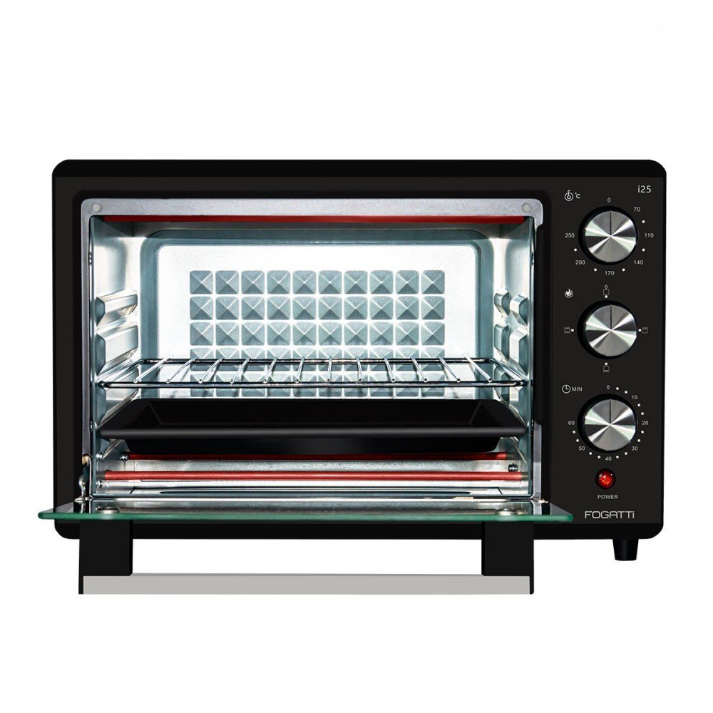 Forno Elétrico de Bancada 127v 25 Litros Preto I25 - Fogatti - 3