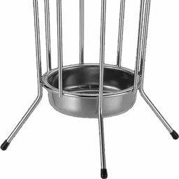 Suporte Luxo Organização Porta Guarda Chuvas em Aço Cromado - 3