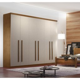 Guarda Roupa Casal Encanto 100 Mdf 6 Portas e 4 Gavetas Rufato - 6