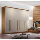 Ver imagem 6 de Guarda Roupa Casal Encanto 100 Mdf 6 Portas e 4 Gavetas Rufato