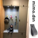 Ver imagem 4 de 02 Puxadores Doko Parafuso - Couro Legítimo Mogno:Preto