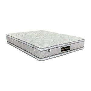 Colchão King Molas Ensacadas Masterpocket Lucksfaction Plus Pillow Top Gray (193x203x30) -