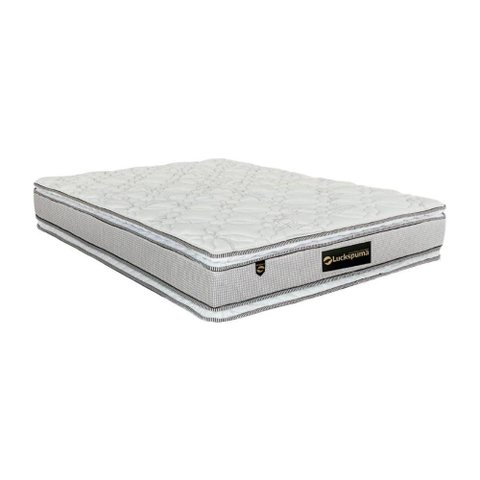 Colchão King Molas Ensacadas Masterpocket Lucksfaction Plus Pillow Top Gray (193x203x30) -