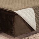 Ver imagem 4 de Protetor de Sofá Assento 1,80m Retrátil 100% Poliéster Cor:palhacáqui (50-01