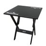 Conjunto Mesa Dobrável Madeira 70x70 com 4 Cadeiras Personalizada Hei Preta - Tarimatã - 3