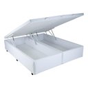 Ver imagem 2 de Cama Box Baú Queen Corino (158x198) - Branco