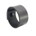 Ver imagem 1 de 02 Puxadores Bols Parafuso - Couro Legítimo Preto:Preto