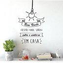 Ver imagem 1 de Adesivo de Parede Decorativo Frase Bem-vindo com Lâmpada