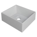 Ver imagem 1 de Cuba Pia de Apoio para Banheiro Retangular 30cm Joy C08 Branco - Mpozenato