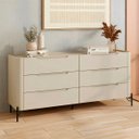 Ver imagem 1 de Cômoda com 6 Gavetas em Mdf – 178x81,5x48 Cm – Acabamento premium