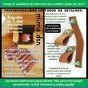 Ver imagem 2 de 02 Puxadores Four 4 Parafusos - Couro Legítimo Azul Marinho:Dourado