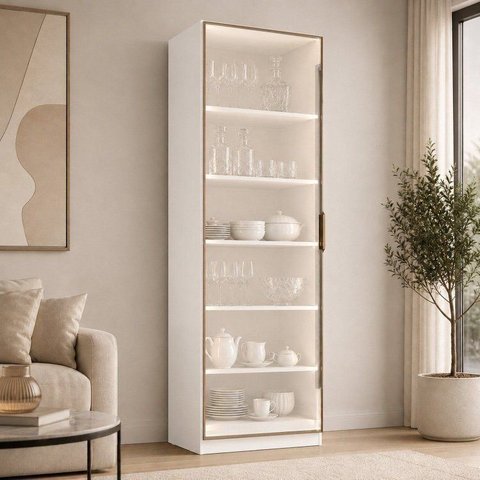 Cristaleira Porta Reflecta Sublime Yescasa Branco