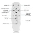 Ver imagem 2 de Lustre Galáxia Led Pendente Moderno Bivolt 6 Hastes Luminaria Teto Dourado Brinovar