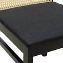 Ver imagem 7 de Cadeira Pérola Madeira Maciça com Telinha - Preto Assento Estofado Linho Preto Textura