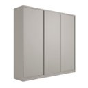 Ver imagem 2 de Guarda Roupa Bend em Mdf 260x240cm 3 Portas 6 Gavetas Grigio C830