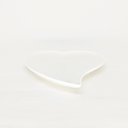 Ver imagem 1 de Mini Prato de Cerâmica Coração Curvado Branco