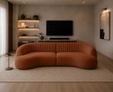 Ver imagem 1 de Sofá Luxuoso Modular 180cm Bouclé Holp