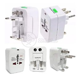 Adaptador Tomada Universal Padrão 150 Países Uk Europa Eua Asia Viagem Bivolt 110/220 Bivolt Aio - 5 Adaptador Tomada Universal Padrão 150 Países Uk Europa Eua Asia Viagem Bivolt 110/220 Bivolt Aio - 5