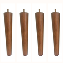 Ver imagem 1 de Kit 4 Pé Palito 30cm para Sofá, Puff, Poltrona Castanho