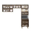 Ver imagem 3 de Armario de Cozinha Lemon com 8 Portas 222 Cm Carvalho Nature/off White