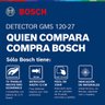 Detector de Materiais Bosch Gms 120-27 Profissional - Resistente À Água - Scanner de Parede - 10