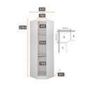 Ver imagem 3 de Modulo Canto Obliquo de Casal Safira para Guarda-roupa em Mdf com 01 Porta Clic Móveis