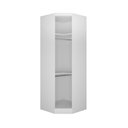 Ver imagem 2 de Modulo Canto Obliquo de Casal Safira para Guarda-roupa em Mdf com 01 Porta Clic Móveis