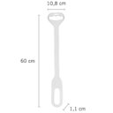 Ver imagem 3 de Mangueira de Jardim 30m Metros Reforçada Trançada + Suporte Alça Plástica Portátil Cinza + Torneira