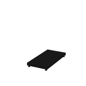 Suporte para Cpu Gabinete Fixo 25mm Maciço Netmobil - Preto