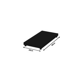 Suporte para Cpu Gabinete Fixo 25mm Maciço Netmobil - Preto - 4