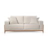 Sofá 4 Lugares Fixo Living Paris Linho Offwhite 2,50m Mk - 2