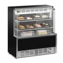 Ver imagem 1 de Vitrine Refrigerada Confeitaria Dupla Função GPEA-110R PR Preta Linha Aurora Vidro Reto Gelopar 1