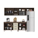 Ver imagem 3 de Cozinha Modulada Completa Fidelitá Lisboa 5 Peças 260cm 11 Portas 3 Gavetas com Tampo