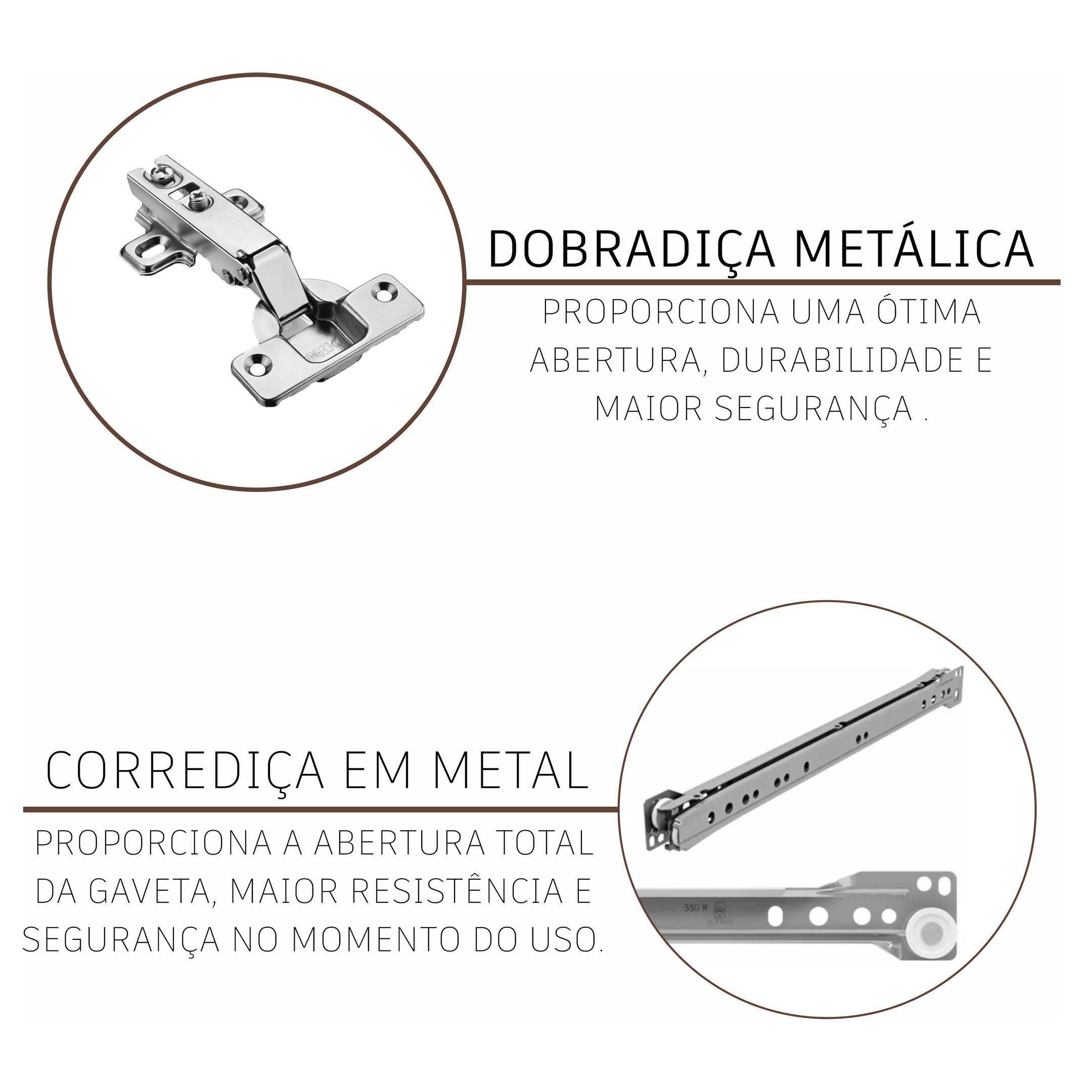 Cozinha Modulada Compacta Fidelitá Mariana 4 Peças 220cm 12 Portas 1 Gaveta Sem Tampo - 7